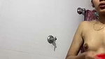 Cute indian girl bathing and making video for her bf
