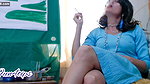 Hot MILF Smoke Cigarette Live