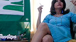 Hot MILF Smoke Cigarette Live
