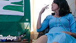 Hot MILF Smoke Cigarette Live