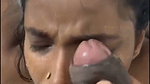 South indian babe playing with big dick