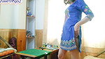 Hot MILF Takes Out Golden Panties