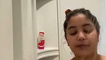Indian girl Taking bath  dance