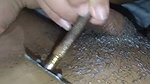 girlfriend shaving bf cock hair