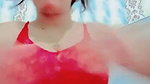 Beautiful girl showing her boobs and ass