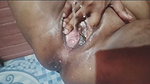 Indian aunty Fingering hard and pissing