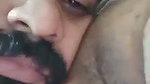 Lover suck gf boobs and kiss her pussy
