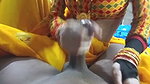 Slim bhabhi giving Blowjob and Handjob to his devar