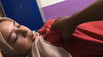 Muslim girl boobs press and fuck in Doggy