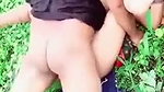 Cheating village aunty secret outdoor sex in forest with neighbour