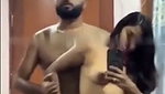Tamil honeymoon couple hard doggy fucking in front of mirror