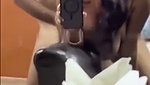 Tamil honeymoon couple hard doggy fucking in front of mirror