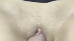 shaved pussy golden hair girl riding dick