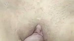 shaved pussy golden hair girl riding dick