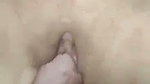 shaved pussy golden hair girl riding dick