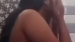 Girl showing in bathroom