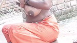 Desi aunty outdoor bathing