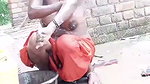 Desi aunty outdoor bathing