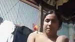 Village girl using big brinjal in her pussy