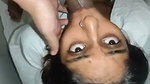 Girlfriend giving Blowjob to his friends