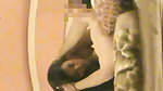 Hot couple enjoying sex on the bed and listening music