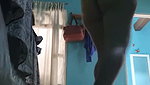 Aunty showing her nude body after bath