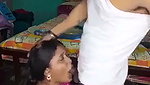Bhabhi mouth fuck by little devar