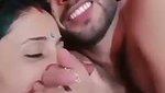 Newly Married Couple Enjoying and showing her boobs
