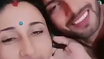 Newly Married Couple Enjoying and showing her boobs