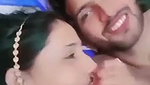 Newly Married Couple Enjoying and showing her boobs