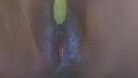 I stroke my pussy with a toothbrush
