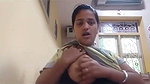 Hot girl boobs press and showing in vc