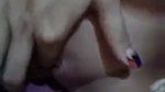 Girl fingering her pussy