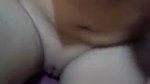 Girl fingering her pussy