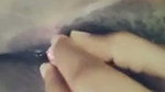 Sexy girl showing her nude body and using small dilo