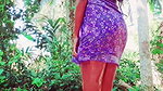 Indian desi girl outdoor bathing