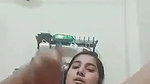 Bhabhi using brinjal as dilo and fingering hard