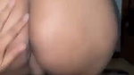 Dusky bigass babe riding cock