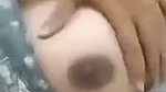 Girl showing her boobs  pink pussy in video call