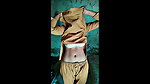 Village girl showing