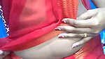Hot girl pressing boobs  wearing saree