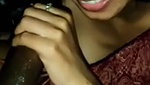 Hot girl giving Blowjob  fuck hand with neighbor brother