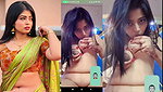 Girl Showing  sucking her own boobs