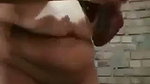 Indian aunty taking bath