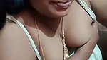 Bhabhi playing with her boobs and showing