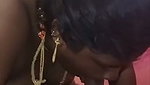 Tamil aunty giving Blowjob like a pro and eat cum