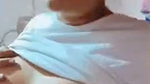 Horny Girl Pressing Her Boobs