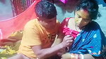 Couple enjoying sex at night