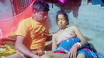 Couple enjoying sex at night