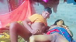 Couple enjoying sex at night